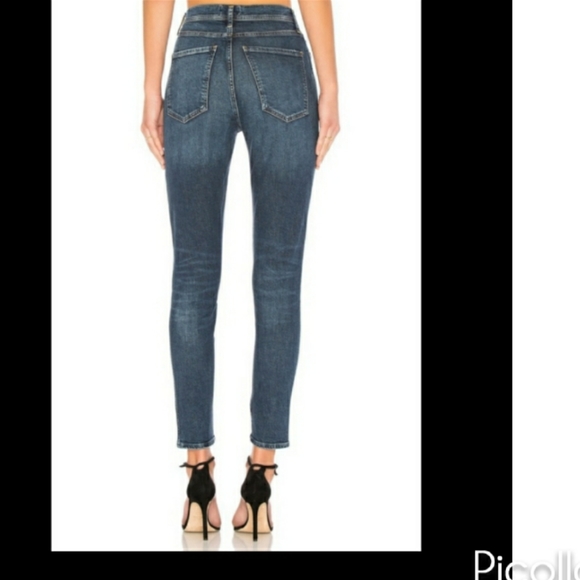 Agolde Roxanne Super High Rise Skinny Jeans - Picture 5 of 13